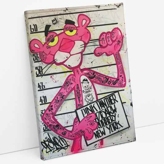 Cuadro Pink Panther Mug Shot