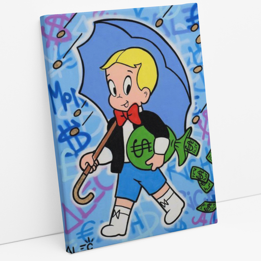 Cuadro Richie Rich Umbrella - Alec Monopoly
