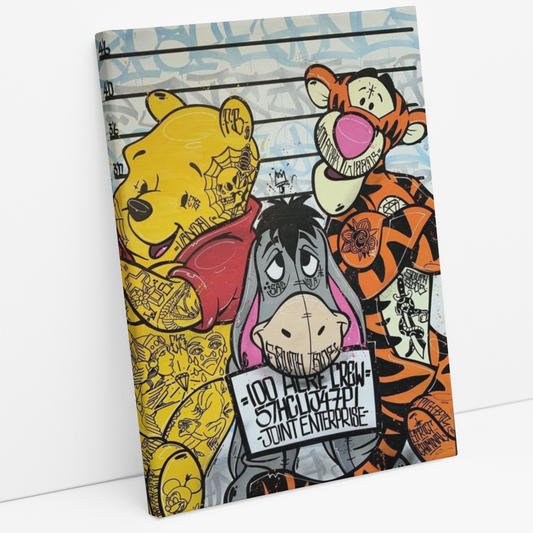 Cuadro Winnie Pooh Tiger & Igor Mug Shot