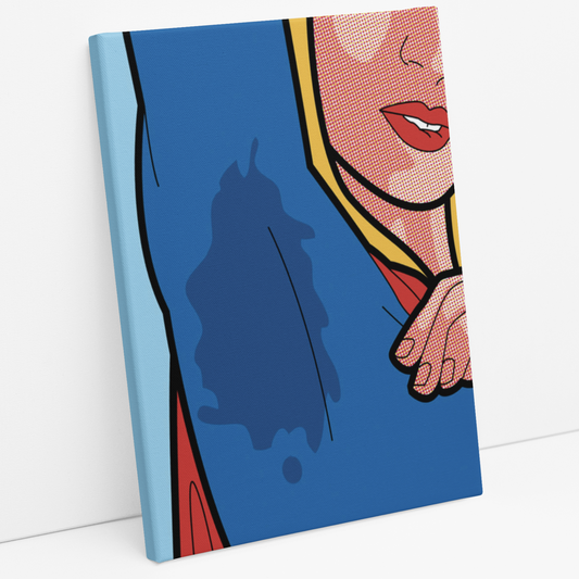 Cuadro Arte Pop Supergirl