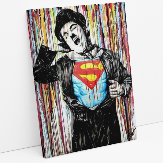 Cuadro Chaplin Super Man