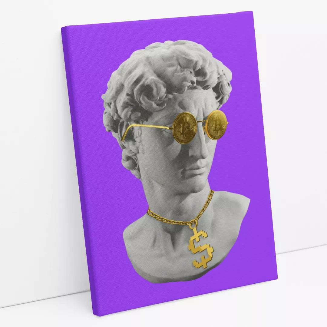 Cuadro El David Bitcoin