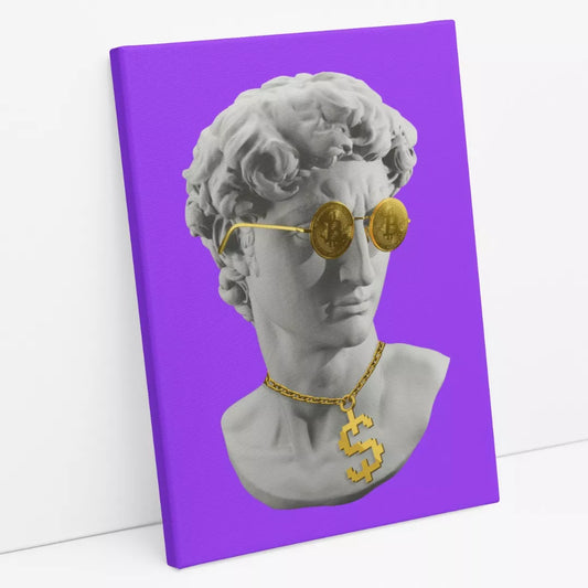 Cuadro El David Bitcoin
